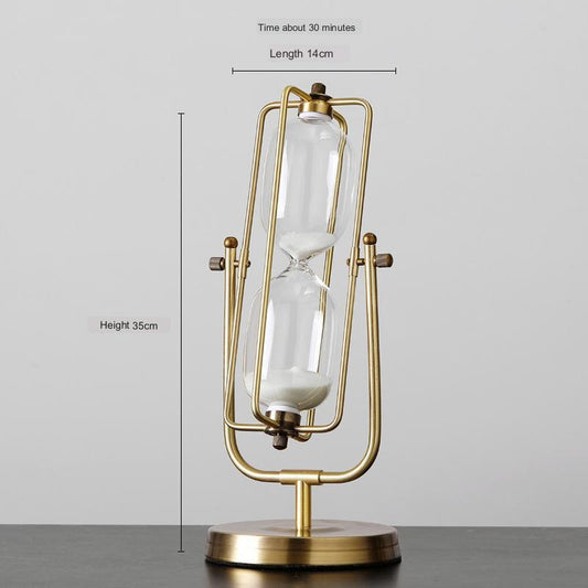 Rotating Metal Hourglass Timer