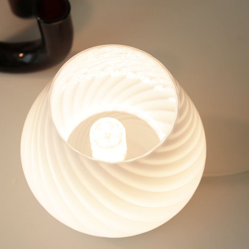 Glass Translucent Bedside Lamp