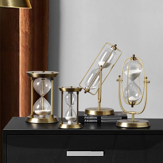 Rotating Metal Hourglass Timer